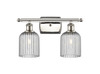 Bridal Veil - 2 Light - 15 inch - Polished Nickel - Bath Vanity Light (516-2W-PN-G559-5SM)