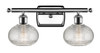 Ithaca - 2 Light - 16 inch - Polished Chrome - Bath Vanity Light (516-2W-PC-G555-6CL)