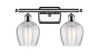 Norfolk - 2 Light - 16 inch - Polished Chrome - Bath Vanity Light (516-2W-PC-G462-6-LED)