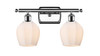 Norfolk - 2 Light - 16 inch - Polished Chrome - Bath Vanity Light (516-2W-PC-G461-6-LED)