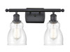 Ellery - 2 Light - 15 inch - Matte Black - Bath Vanity Light (516-2W-BK-G394)