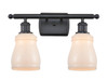 Ellery - 2 Light - 15 inch - Matte Black - Bath Vanity Light (516-2W-BK-G391-LED)