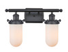 Kingsbury - 2 Light - 14 inch - Matte Black - Bath Vanity Light (516-2W-BK-CE231-W-LED)