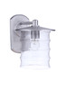 Canon 1 Light Medium Outdoor Wall Lantern in Satin Aluminum (ZA3614-SA)