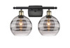 Rochester - 2 Light - 18 inch - Black Antique Brass - Bath Vanity Light (516-2W-BAB-G556-8SM)