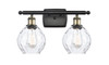 Waverly - 2 Light - 16 inch - Black Antique Brass - Bath Vanity Light (516-2W-BAB-G362-LED)
