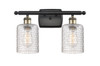 Cobbleskill - 2 Light - 15 inch - Black Antique Brass - Bath Vanity Light (516-2W-BAB-G112C-5CL)