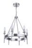 Larrson 6 Light Chandelier in Brushed Polished Nickel (54326-BNK)