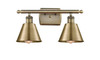 Smithfield - 2 Light - 17 inch - Antique Brass - Bath Vanity Light (516-2W-AB-M8-LED)