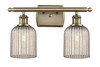 Bridal Veil - 2 Light - 15 inch - Antique Brass - Bath Vanity Light (516-2W-AB-G559-5ME)