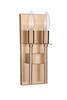 Larrson 2 Light Wall Sconce in Satin Brass (54362-SB)