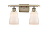 Ellery - 2 Light - 15 inch - Antique Brass - Bath Vanity Light (516-2W-AB-G391-LED)