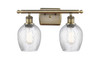 Salina - 2 Light - 16 inch - Antique Brass - Bath Vanity Light (516-2W-AB-G292)