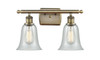 Hanover - 2 Light - 16 inch - Antique Brass - Bath Vanity Light (516-2W-AB-G2812-LED)