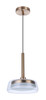 Centric 10" LED Pendant in Satin Brass (55191-SB-LED)