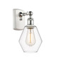 Cindyrella - 1 Light - 6 inch - White Polished Chrome - Sconce (516-1W-WPC-G652-6)