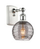 Athens Deco Swirl - 1 Light - 6 inch - White Polished Chrome - Sconce (516-1W-WPC-G1213-6SM)