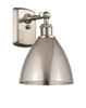 Bristol - 1 Light - 8 inch - Brushed Satin Nickel - Sconce (516-1W-SN-MBD-75-SN-LED)