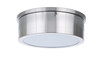 Fenn 1 Light 9" LED Flushmount in Brushed Polished Nickel (X6709-BNK-LED)