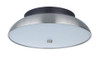 Soul 1 Light 12.5" LED Flushmount in Flat Black/Brushed Polished Nickel (X6813-FBBNK-LED)