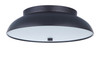 Soul 1 Light 12.5" LED Flushmount in Flat Black (X6813-FB-LED)