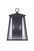Armstrong 3 Light Medium Outdoor Wall Lantern in Midnight (ZA4114-MN)