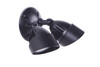 2 Light Outdoor LED Flood in Midnight (Z422-MN-LED)