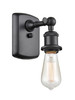 Bare Bulb - 1 Light - 5 inch - Matte Black - Sconce (516-1W-BK)