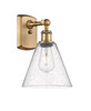 Berkshire - 1 Light - 8 inch - Brushed Brass - Sconce (516-1W-BB-GBC-84)