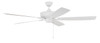 60" Super Pro Fan with Blades in White (S60W5-60WWOK)