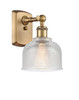 Dayton - 1 Light - 6 inch - Brushed Brass - Sconce (516-1W-BB-G412-LED)