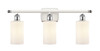 Clymer - 3 Light - 24 inch - White Polished Chrome - Bath Vanity Light (516-3W-WPC-G801-LED)