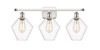Cindyrella - 3 Light - 28 inch - White Polished Chrome - Bath Vanity Light (516-3W-WPC-G652-8)