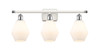 Cindyrella - 3 Light - 26 inch - White Polished Chrome - Bath Vanity Light (516-3W-WPC-G651-6)