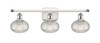 Ithaca - 3 Light - 26 inch - White Polished Chrome - Bath Vanity Light (516-3W-WPC-G555-6CL)
