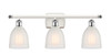 Brookfield - 3 Light - 26 inch - White Polished Chrome - Bath Vanity Light (516-3W-WPC-G441)