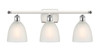 Castile - 3 Light - 26 inch - White Polished Chrome - Bath Vanity Light (516-3W-WPC-G381-LED)
