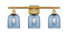 Bella - 3 Light - 26 inch - Satin Gold - Bath Vanity Light (516-3W-SG-G558-6BL)