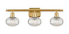 Ithaca - 3 Light - 26 inch - Satin Gold - Bath Vanity Light (516-3W-SG-G555-6CL)