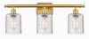 Cobbleskill - 3 Light - 25 inch - Satin Gold - Bath Vanity Light (516-3W-SG-G112C-5CL)