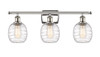 Belfast - 3 Light - 26 inch - Polished Nickel - Bath Vanity Light (516-3W-PN-G1013)