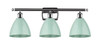 Plymouth - 3 Light - 28 inch - Polished Chrome - Bath Vanity Light (516-3W-PC-MBD-75-SF)