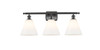 Berkshire - 3 Light - 28 inch - Oil Rubbed Bronze - Bath Vanity Light (516-3W-OB-GBC-81-LED)
