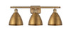 Bristol - 3 Light - 28 inch - Brushed Brass - Bath Vanity Light (516-3W-BB-MBD-75-BB)