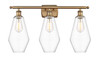 Cindyrella - 3 Light - 27 inch - Brushed Brass - Bath Vanity Light (516-3W-BB-G652-7)