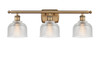 Dayton - 3 Light - 26 inch - Brushed Brass - Bath Vanity Light (516-3W-BB-G412)