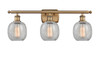 Belfast - 3 Light - 26 inch - Brushed Brass - Bath Vanity Light (516-3W-BB-G105)