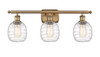 Belfast - 3 Light - 26 inch - Brushed Brass - Bath Vanity Light (516-3W-BB-G1013-LED)