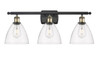 Bristol - 3 Light - 28 inch - Black Antique Brass - Bath Vanity Light (516-3W-BAB-GBD-752)
