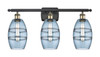 Vaz - 3 Light - 26 inch - Black Antique Brass - Bath Vanity Light (516-3W-BAB-G557-6BL)